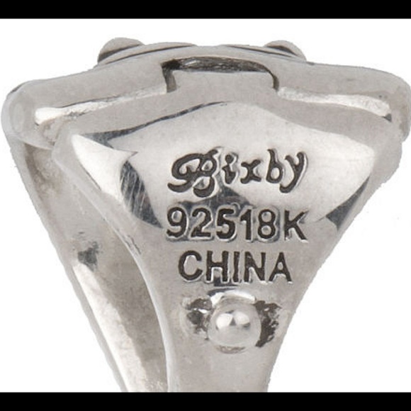 Barbara Bixby Sterling Carnelian Gemstone Enhancer - Picture 4 of 5